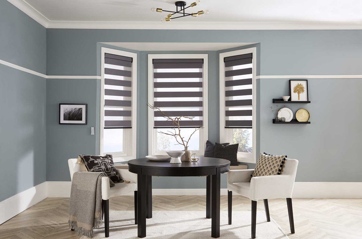 Day & Night blind in a dining room